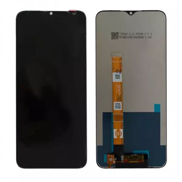 Ecran lcd avec vitre tactile pour OPPO A16 noir