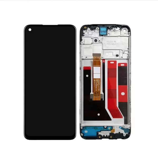 Ecran lcd avec vitre tactile pour Oppo A53 avec chassis ORIGINAL RECONDITIONN� noir