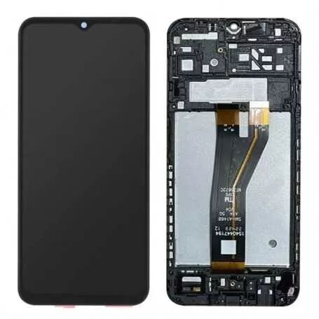 Ecran lcd avec vitre tactile pour SAMSUNG A146B Galaxy A14 5G ORIGINAL RECONDITIONN� avec chassis noir