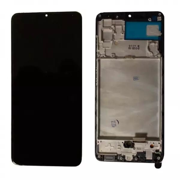 Ecran lcd avec vitre tactile pour SAMSUNG A325 Galaxy A32 4G avec chassis INCELL noir