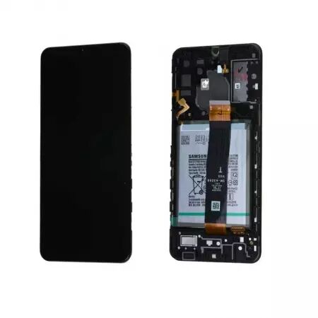 Ecran lcd avec vitre tactile pour SAMSUNG A326 Galaxy A32 5G avec chassis ORIGINAL RECONDITIONNÉ noir