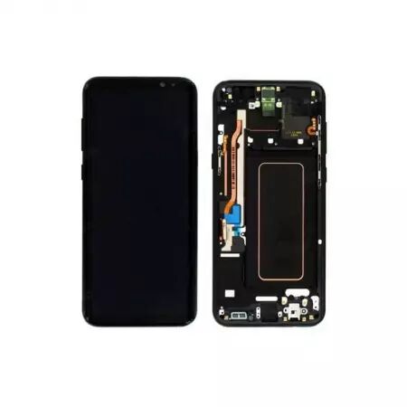 Ecran lcd avec vitre tactile pour SAMSUNG G955 Galaxy S8 Plus avec chassis noir