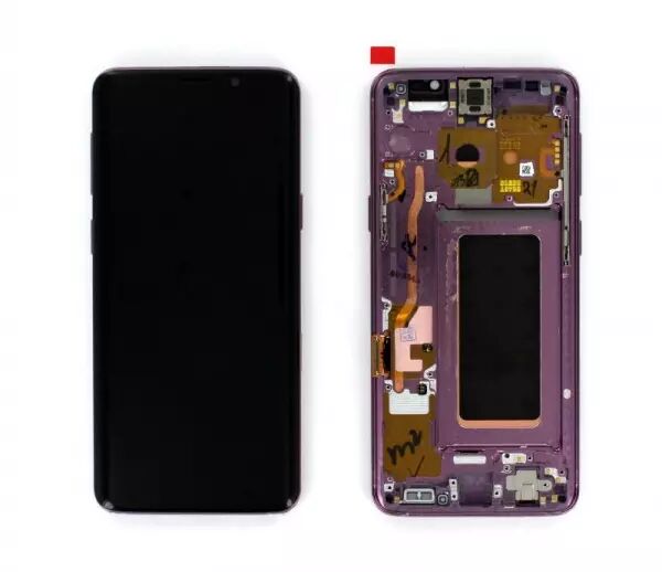 Ecran lcd avec vitre tactile pour SAMSUNG G960 Galaxy S9 avec chassis ORIGINAL RECONDITIONN� violet