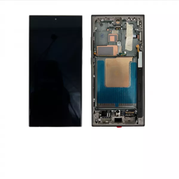 Ecran lcd avec vitre tactile pour SAMSUNG S928B Galaxy S24 Ultra avec chassis ORIGINAL RECONDITIONN� vert