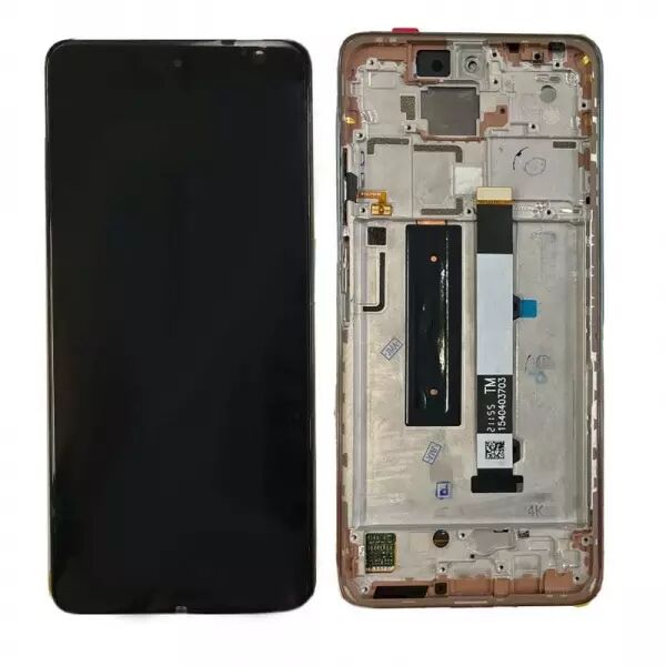 Ecran lcd avec vitre tactile pour Xiaomi Mi 10T Lite avec chassis bleu