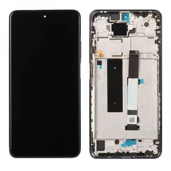 Ecran lcd avec vitre tactile pour Xiaomi Mi 10T Lite avec chassis gris
