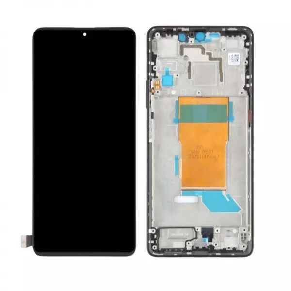 Ecran lcd avec vitre tactile pour Xiaomi Poco F5 avec chassis ORIGINAL RECONDITIONN� noir