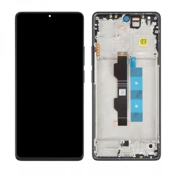 Ecran lcd avec vitre tactile pour Xiaomi Poco M6 4G / Redmi 13 avec chassis ORIGINAL RECONDITIONN� noir