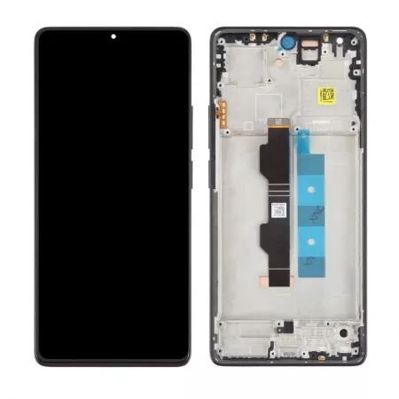 Ecran lcd avec vitre tactile pour Xiaomi Poco M6 4G / Redmi 13 avec chassis ORIGINAL RECONDITIONNÉ noir