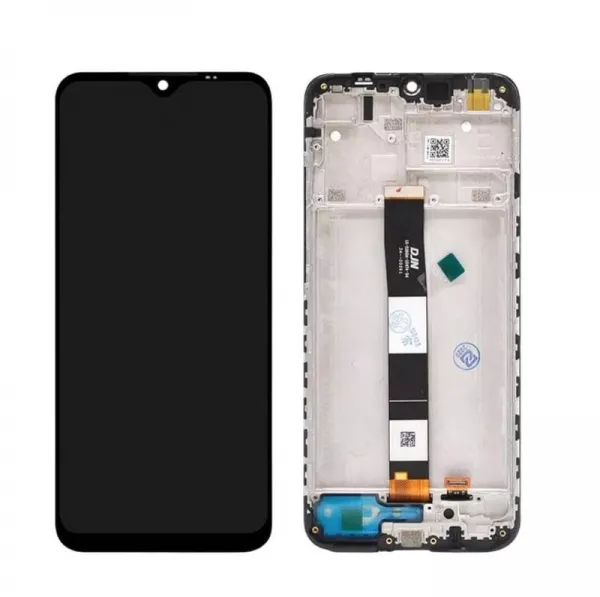 Ecran lcd avec vitre tactile pour Xiaomi Redmi 10A avec chassis ORIGINAL RECONDITIONN� noir