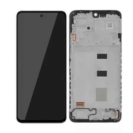 Ecran lcd avec vitre tactile pour Xiaomi Redmi 12 4G avec chassis ORIGINAL RECONDITIONNÉ noir