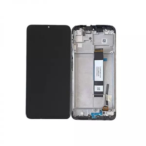 Ecran lcd avec vitre tactile pour Xiaomi Redmi 9T avec chassis noir