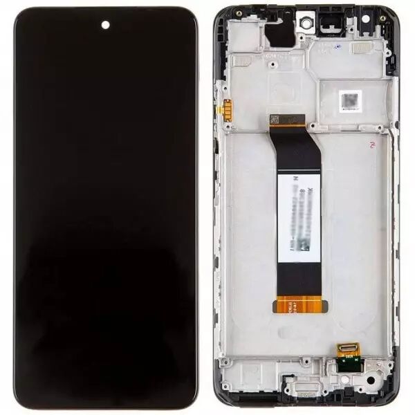 Ecran lcd avec vitre tactile pour Xiaomi Redmi Note 10 5G avec chassis noir