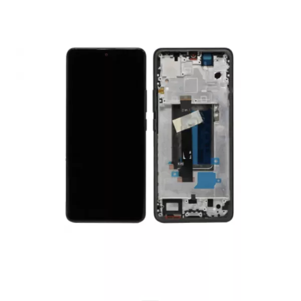 Ecran lcd avec vitre tactile pour Xiaomi Redmi Note 13 Pro 5G avec chassis ORIGINAL RECONDITIONN� noir