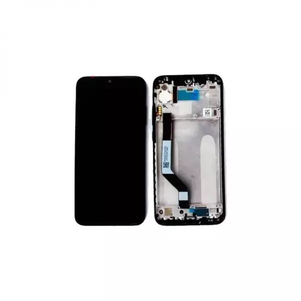 Ecran lcd avec vitre tactile pour Xiaomi Redmi Note 7 avec chassis noir