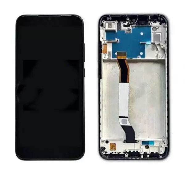 Ecran lcd avec vitre tactile pour Xiaomi Redmi Note 8 avec chassis noir