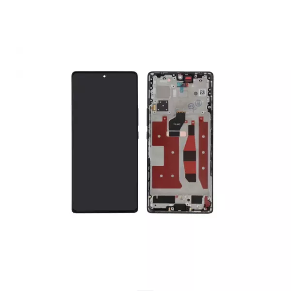 Ecran lcd avec vitre tactile TFT pour Huawei NOVA Y70 avec chassis noir