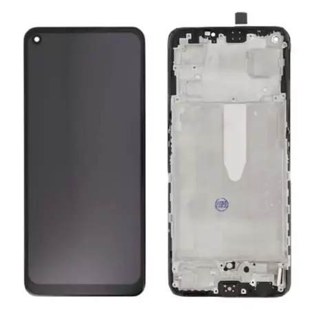 Ecran lcd avec vitre tactile TFT pour ONEPLUS Nord CE 5G avec chassis noir
