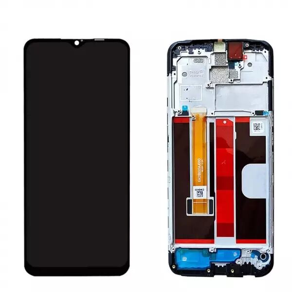 Ecran lcd avec vitre tactile TFT pour Oppo A5 2020 avec chassis noir