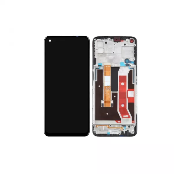 Ecran lcd avec vitre tactile TFT pour Oppo A53 avec chassis noir