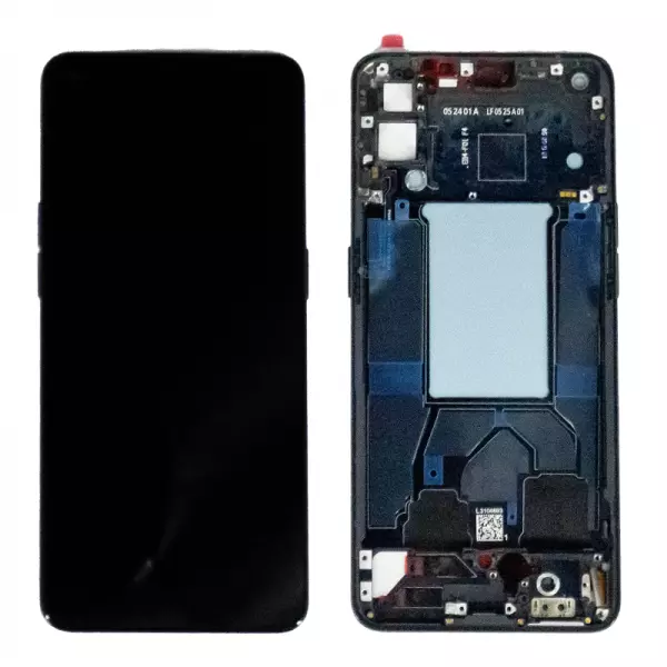 Ecran lcd avec vitre tactile TFT pour Oppo Reno 6 5G avec chassis noir