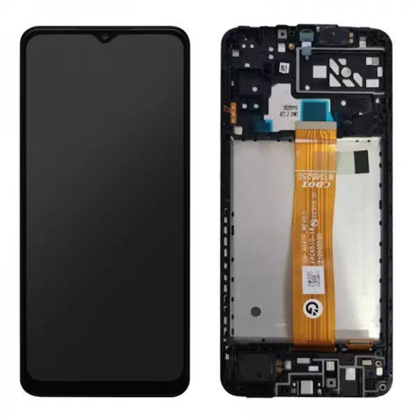 Ecran lcd avec vitre tactile TFT pour SAMSUNG A047F Galaxy A04s avec chassis noir