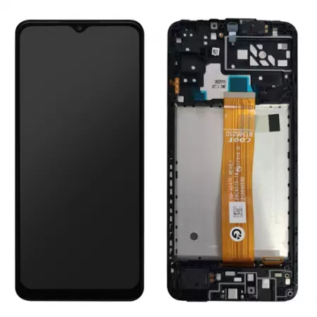Ecran lcd avec vitre tactile TFT pour SAMSUNG A047F Galaxy A04s avec chassis noir