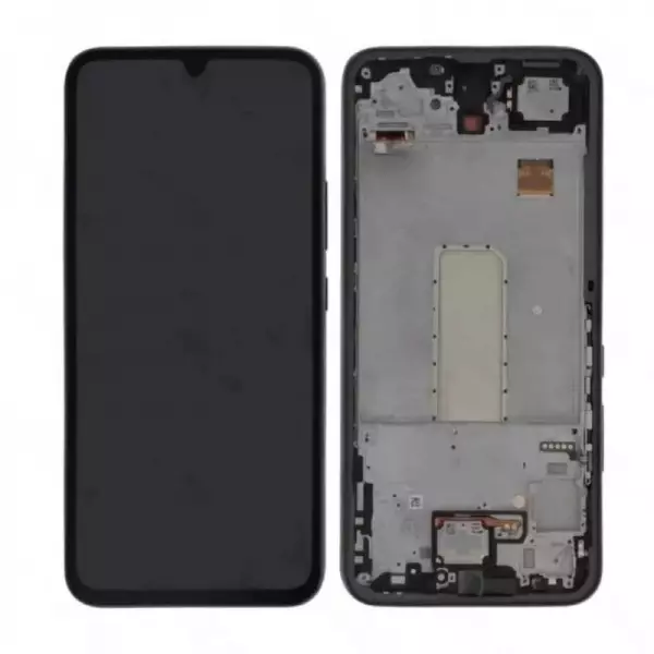 Ecran lcd avec vitre tactile TFT pour SAMSUNG A346B Galaxy A34 5G avec chassis noir