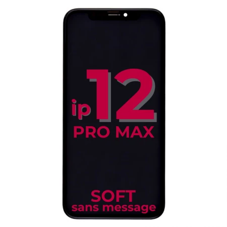 Ecran lcd iPhone 12 Pro Max SOFT OLED sans message d\'erreur