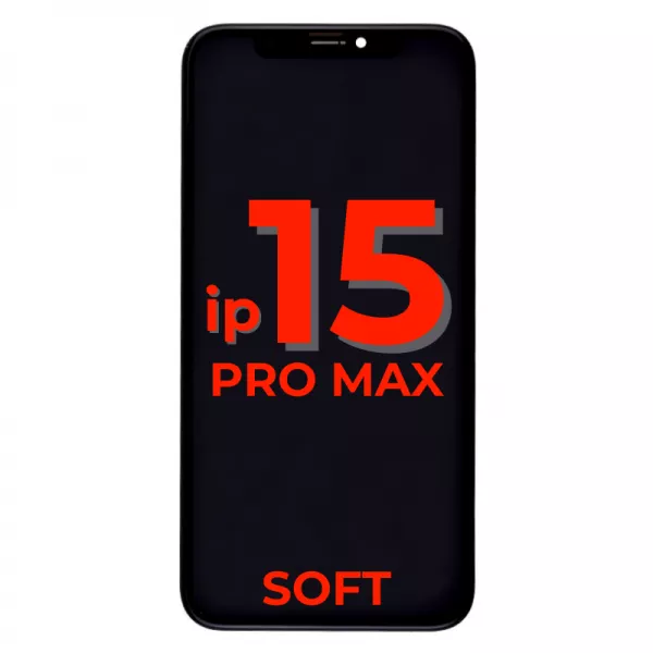 Ecran lcd iPhone 15 Pro Max SOFT OLED RJ bordures d\'origine
