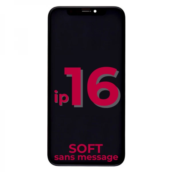 Ecran lcd iPhone 16 SOFT OLED sans message d\'erreur