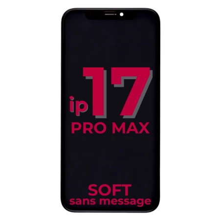 Ecran lcd iPhone 17 Pro Max SOFT OLED sans message d\'erreur