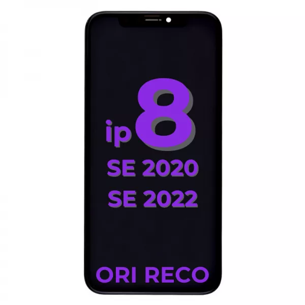 Ecran lcd iPhone SE 2022/iPhone SE 2020/iPhone 8 \ original reconditionn�\  noir