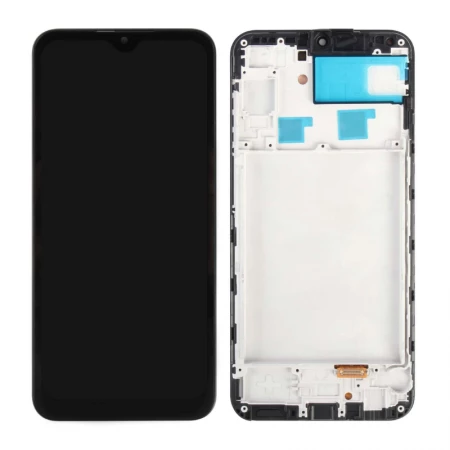 Ecran lcd OLED avec chassis Samsung A245 Galaxy A24 4G noir