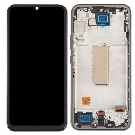 Ecran lcd OLED avec vitre tactile Samsung A346B Galaxy A34 5G avec chassis noir