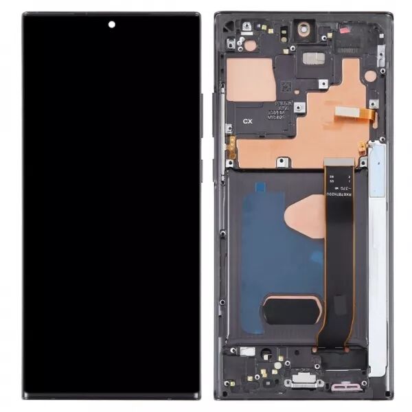 Ecran lcd OLED avec vitre tactile Samsung N985F/N986B Galaxy Note 20 Ultra 4G/5G avec chassis noir