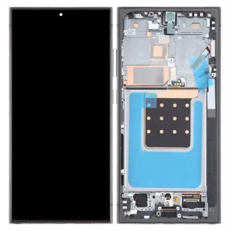 Ecran lcd OLED avec vitre tactile Samsung S928B Galaxy S24 Ultra avec chassis noir
