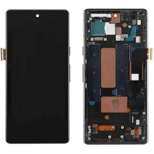 Ecran lcd OLED Google Pixel 7A avec chassis noir