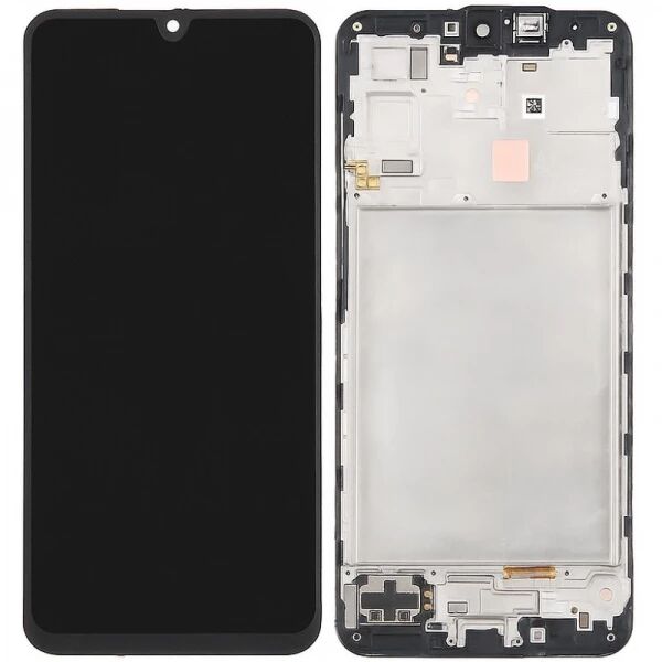 Ecran lcd OLED Samsung A17 4G (A175) avec chassis bleu clair