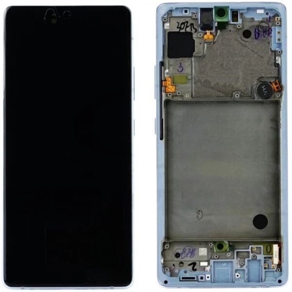 Ecran lcd OLED Samsung A17 5G (A176) avec chassis bleu