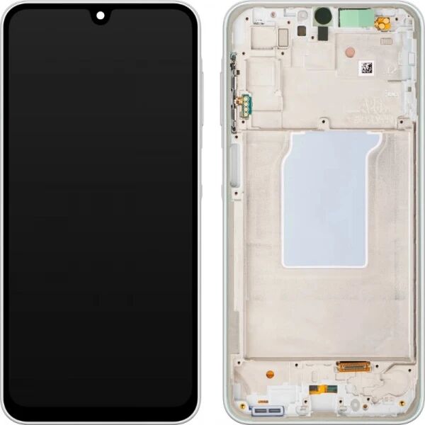 Ecran lcd OLED Samsung A26 5G (A266) avec chassis blanc