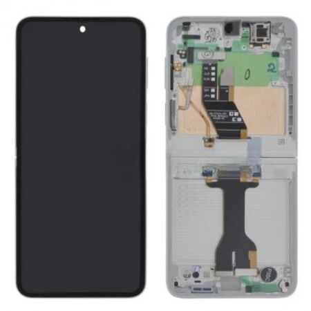 Ecran lcd ORIGINAL SP Samsung F761 Galaxy Z Flip 7 FE avec chassis blanc