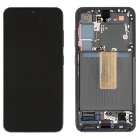 Ecran lcd ORIGINAL SP Samsung S911 Galaxy S23 avec chassis, sans batterie Noir