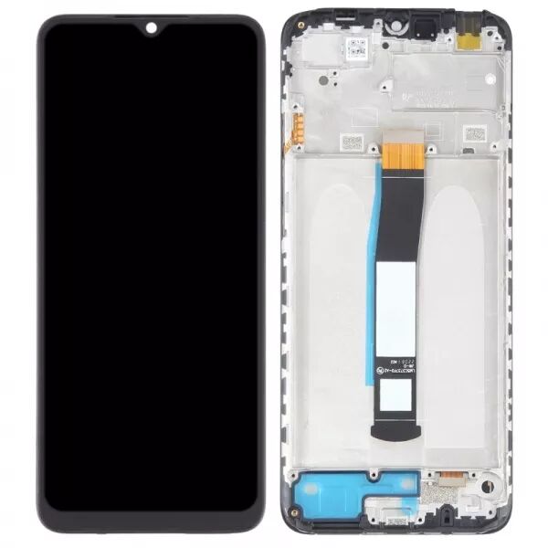 Ecran lcd ORIGINAL SP Xiaomi Redmi 10C avec chassis noir