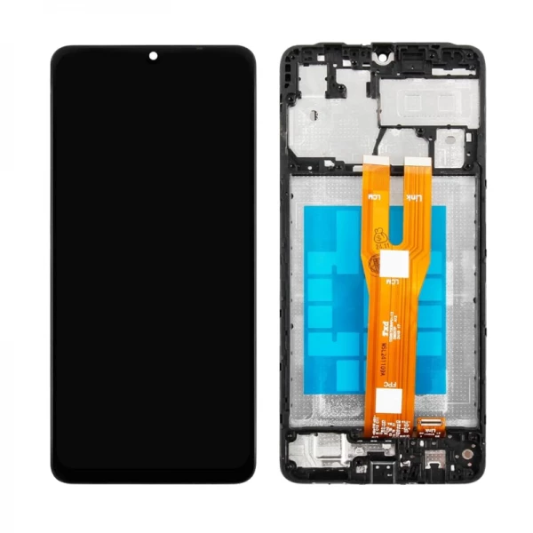 Ecran lcd Samsung A065 Galaxy A06 4G avec chassis \ original reconditionn�\  noir