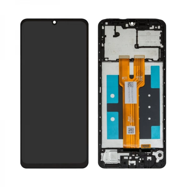 Ecran lcd Samsung A066 Galaxy A06 5G avec chassis \ original reconditionn�\  noir