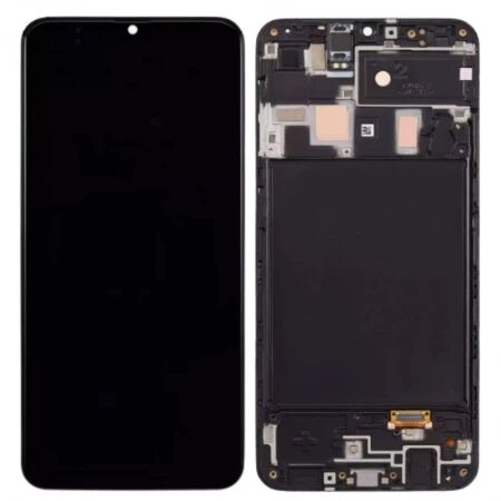 Ecran lcd Samsung A205 Galaxy A20 2019 ORIGINAL SP avec chassis noir