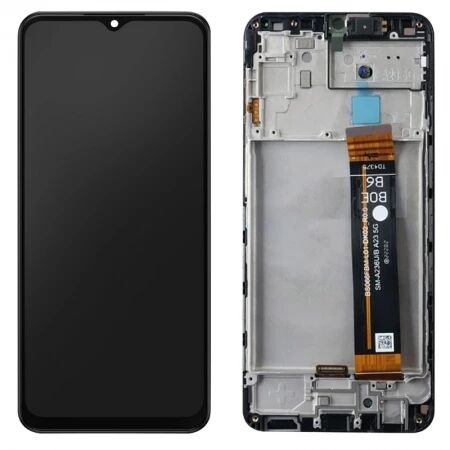 Ecran lcd Samsung A236 Galaxy A23 5G \ original reconditionn&eacute;\  avec chassis noir