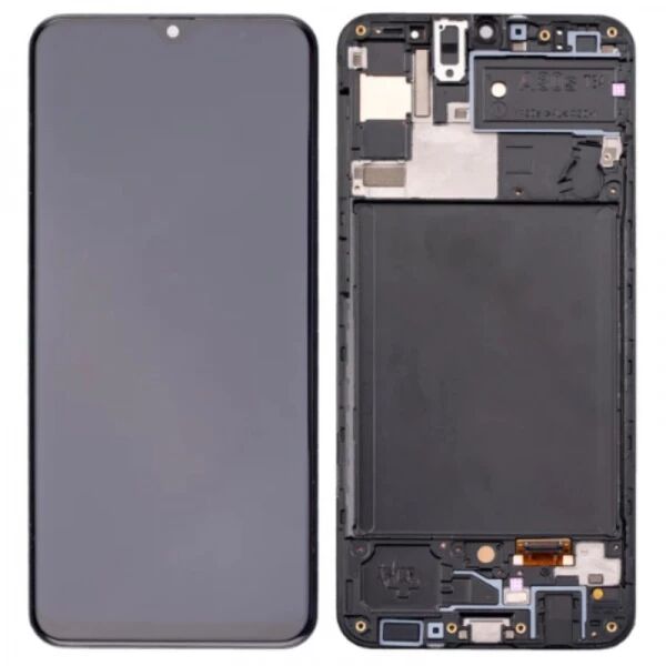 Ecran lcd Samsung A307 Galaxy A30s avec chassis noir