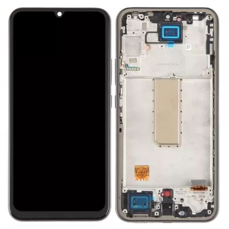 Ecran lcd Samsung A346B Galaxy A34 5G avec chassis \ original reconditionné\  noir